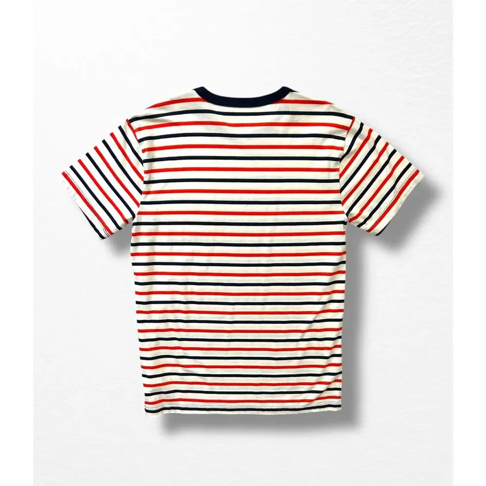Crewcuts Nautical Striped Pocket Tee, Size 14